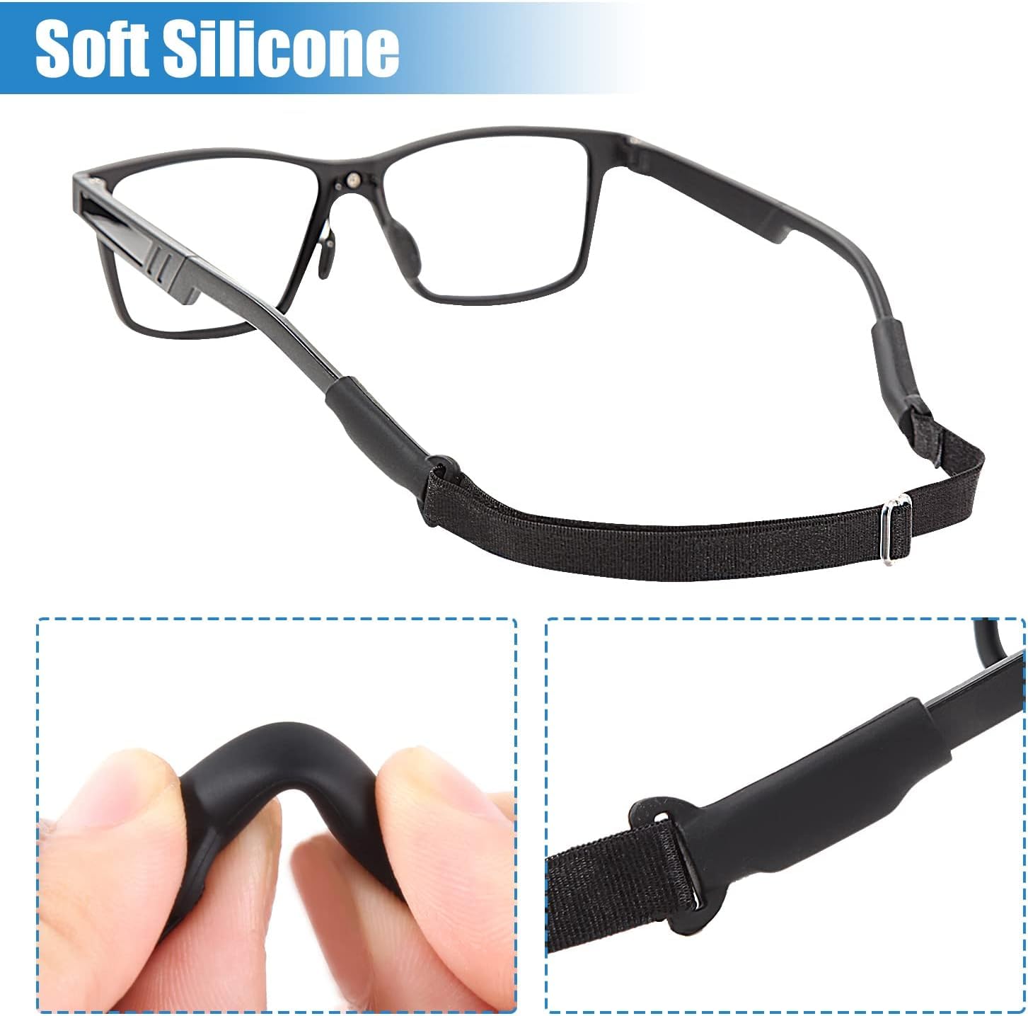 4Pcs Adult Glasses Straps (8.3 - Sunglass Retainer Cord recension och pris