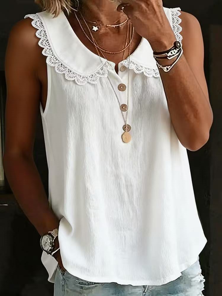 New 2026 Women's Summer Sleeve - Shirt Camp Collar recension och pris