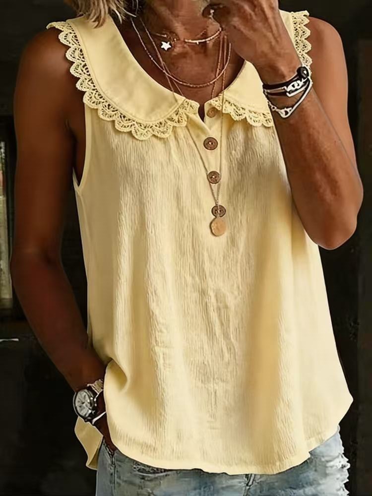New 2026 Women's Summer Sleeve - Shirt Camp Collar recension och pris