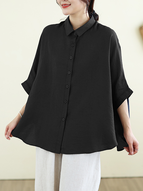 Loose Fit Cotton Linen Batwing - Linen Shirt Breathable recension och pris