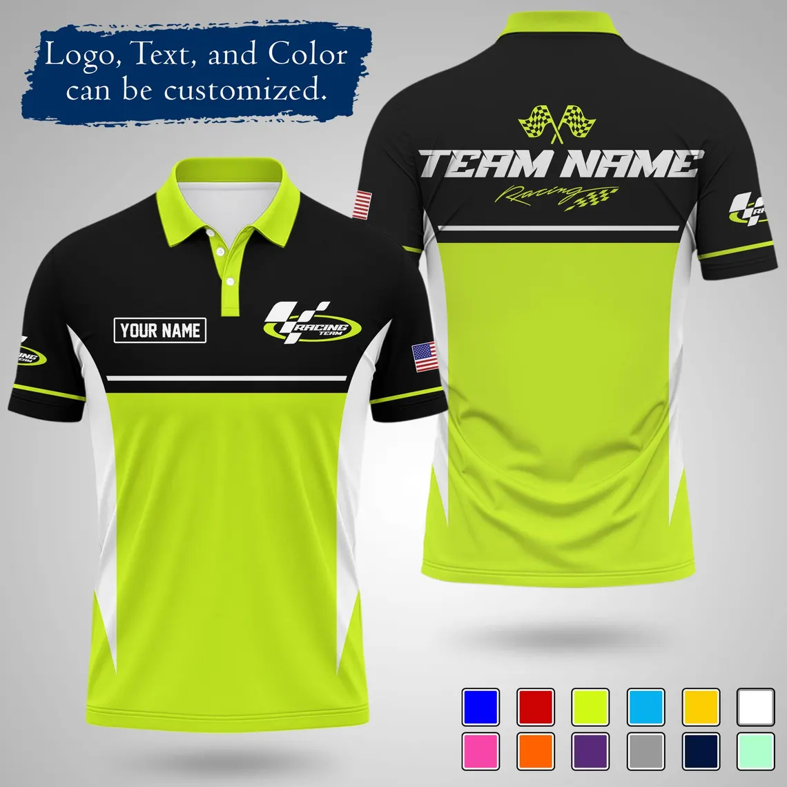 2026 New Custom Racing Polo Sh - Polo Shirt Pique recension och pris