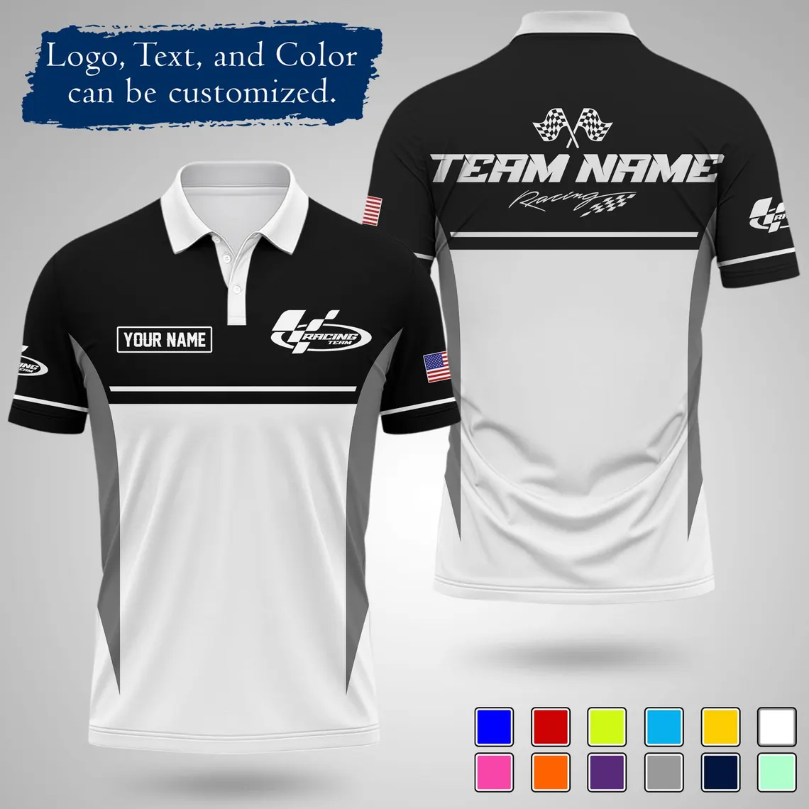 2026 New Custom Racing Polo Sh - Polo Shirt Pique recension och pris