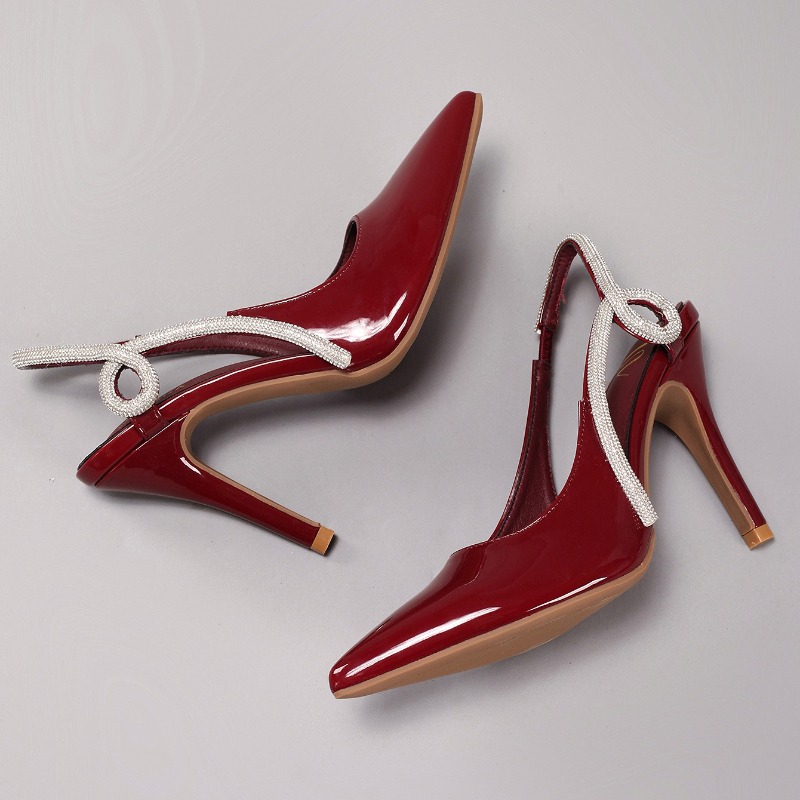 Sexy Patent Leather Pointed To - Casual Sandal Leather recension och pris