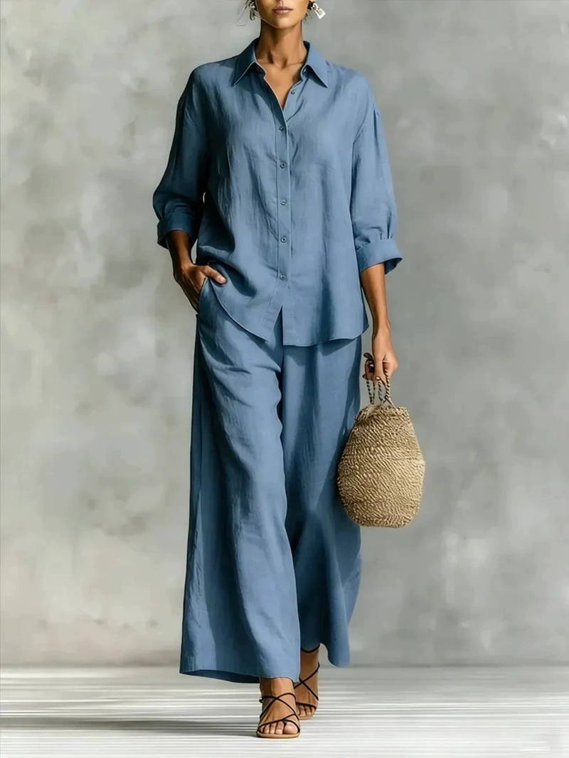 Women's New 7-Sleeve Shirt & W - Linen Shirt Breathable recension och pris