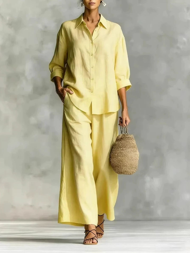 Women's New 7-Sleeve Shirt & W - Linen Shirt Breathable recension och pris