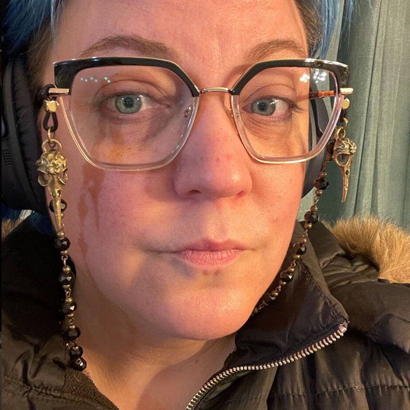 Gothic Ornate Raven Statement  - Sunglass Retainer Cord recension och pris