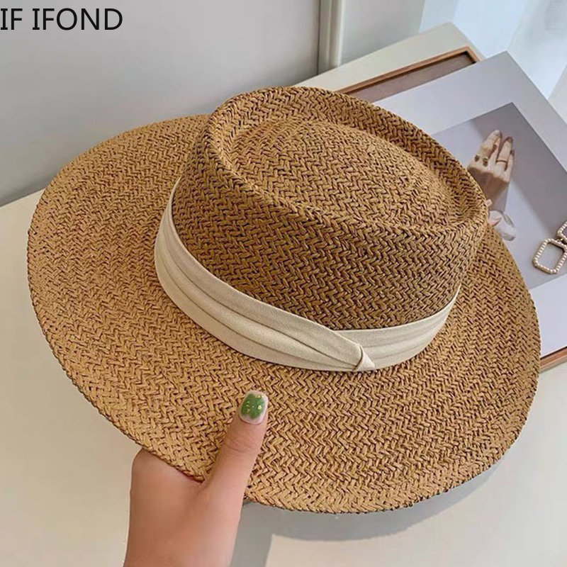 Spring Summer Breathable Straw - Bucket Hat Straw recension och pris