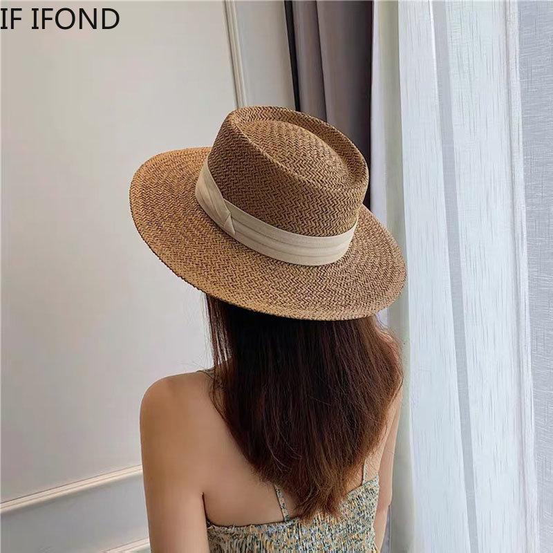 Spring Summer Breathable Straw - Bucket Hat Straw recension och pris