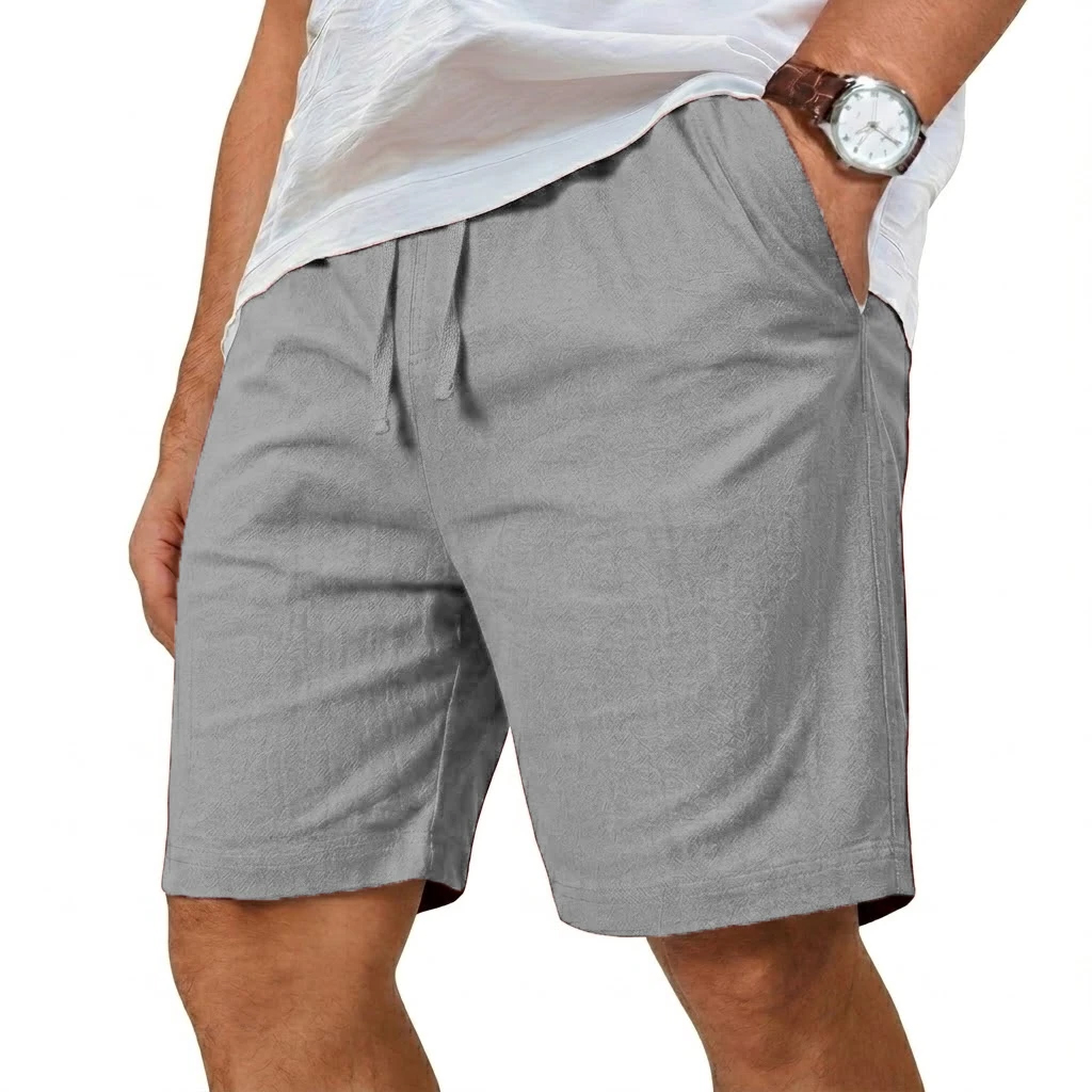 Oversized Cotton Linen Shorts  - Short Linen Drawstring recension och pris